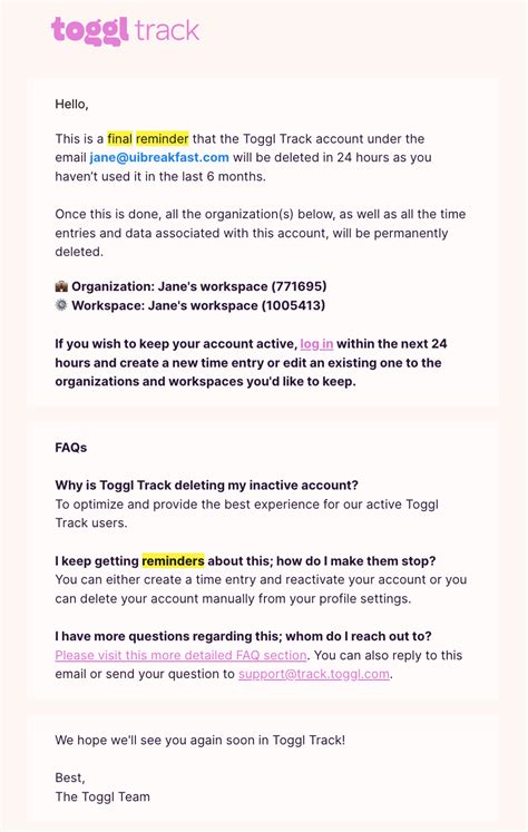 Issue with User Account Deletion .